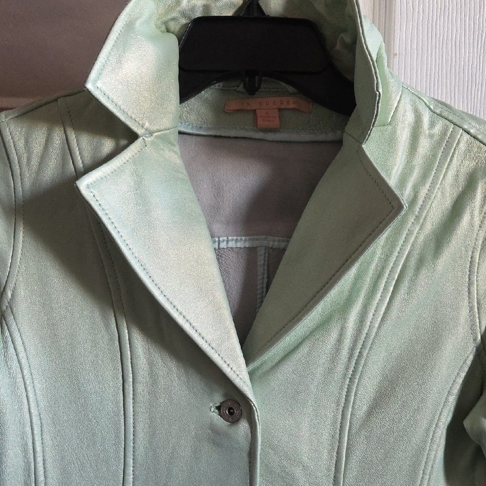 Women's Mint Green Tailored Blazer - Unknown Brand - Picture 3 of 10